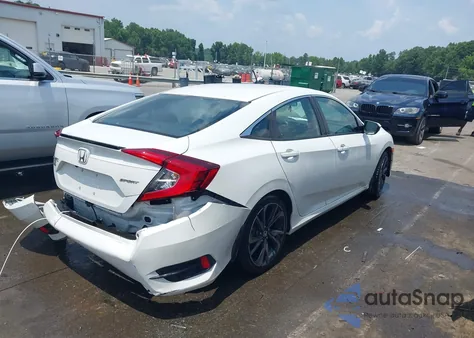 2021 Honda Civic Sport z USA, uszkodzony, nr VIN 2HGFC2F85MH545141